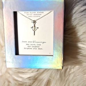 Silver Cross Necklace